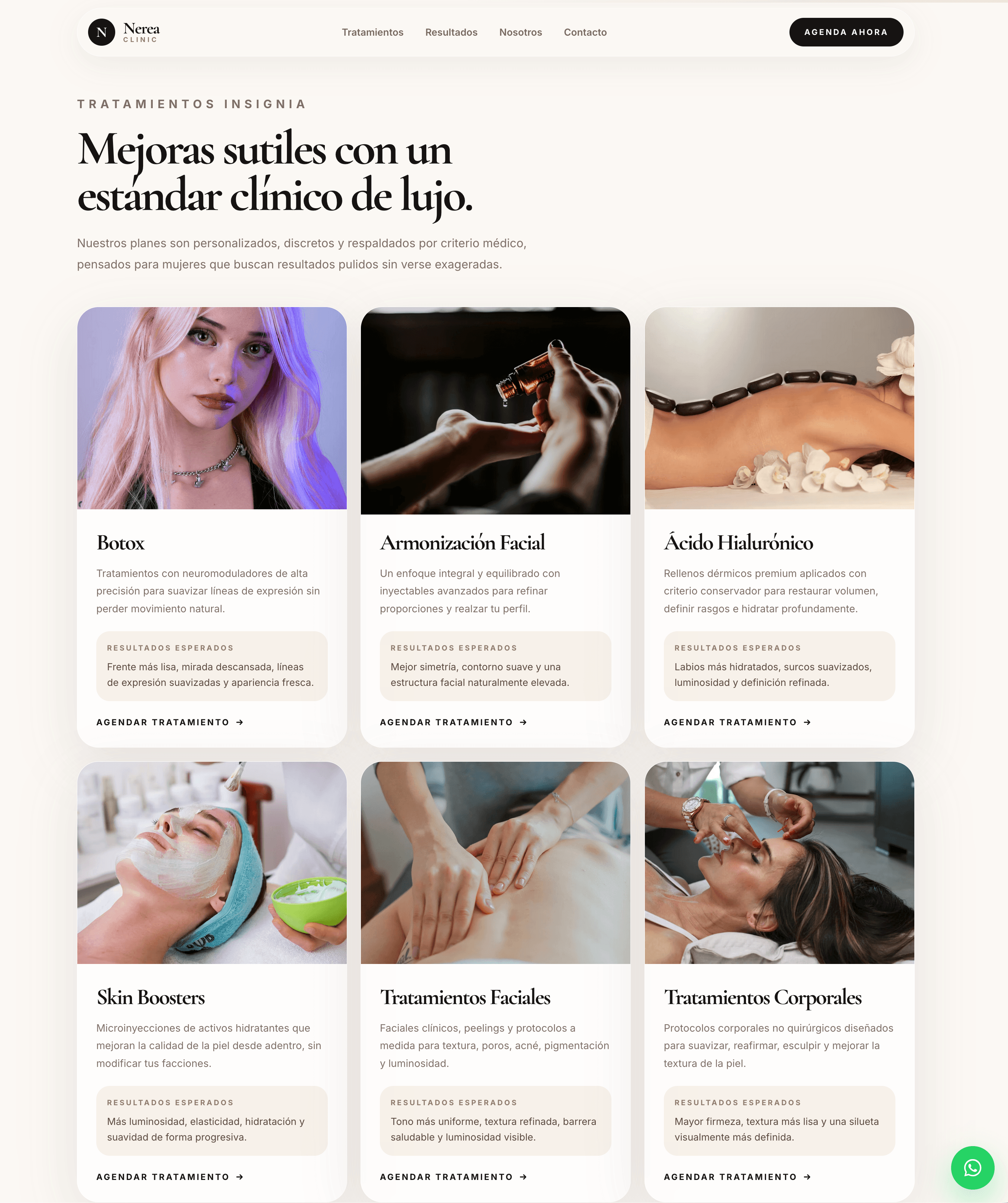 Proyecto Nerea Clinic - clínica estética