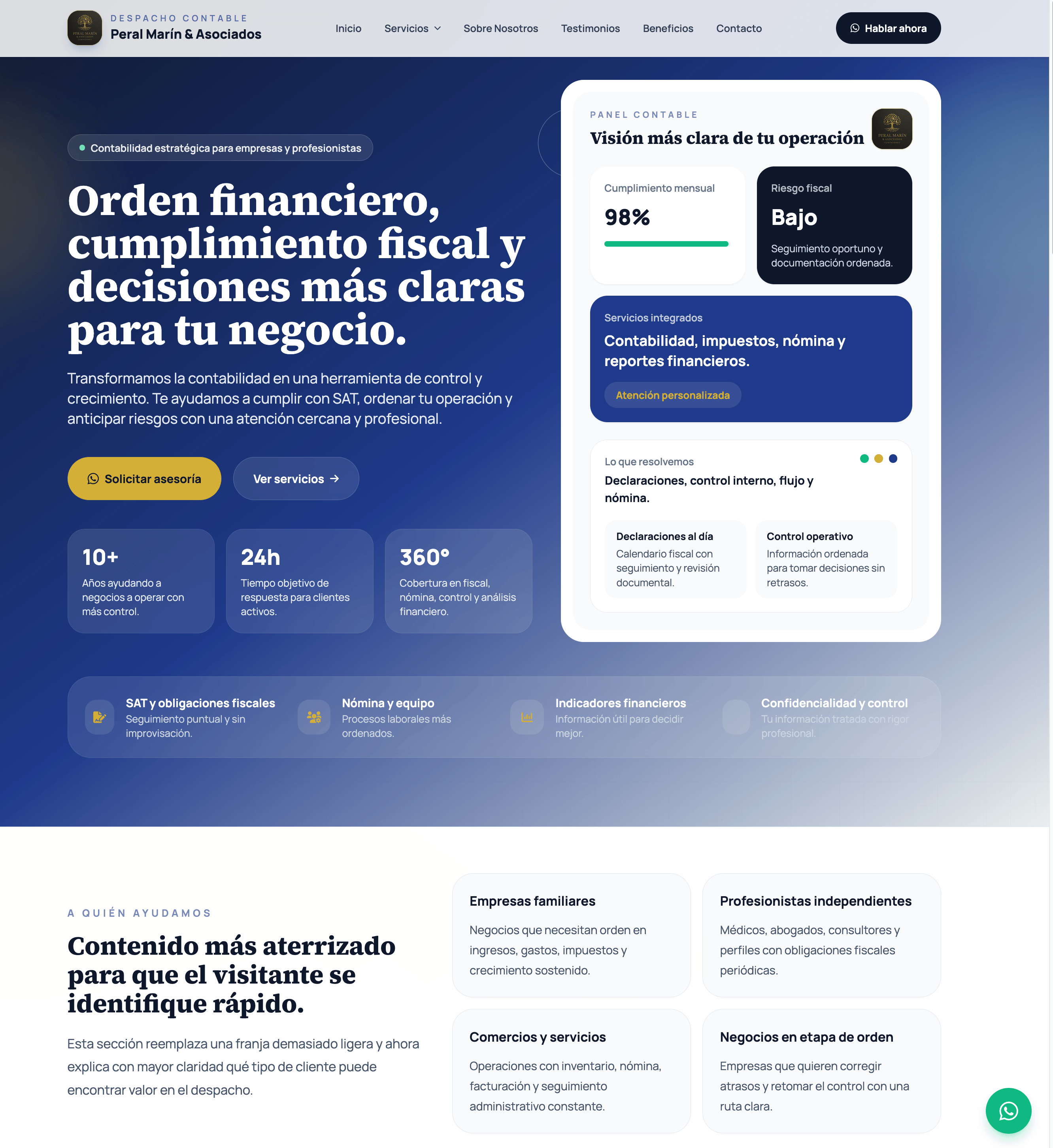 Proyecto Peral Marín - despacho contable